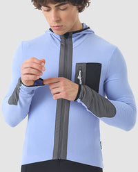 Café du Cycliste 車衣Audax Ingrid LS Jersey V2 Verbena 長袖 男款 藍