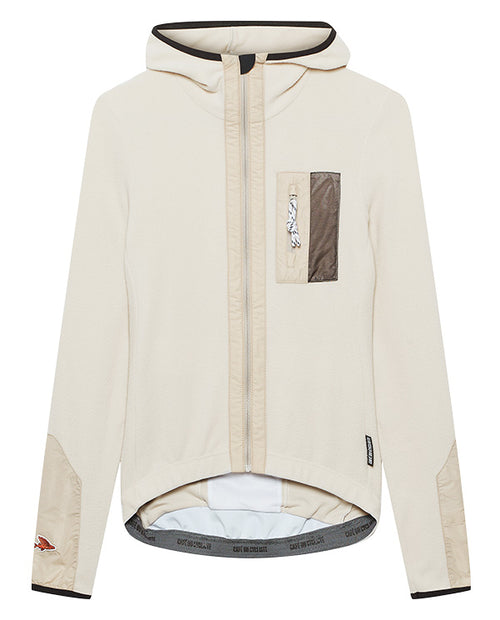 Café du Cycliste 車衣Audax Ingrid LS Jersey V2 PearlGrey 長袖 女款 米