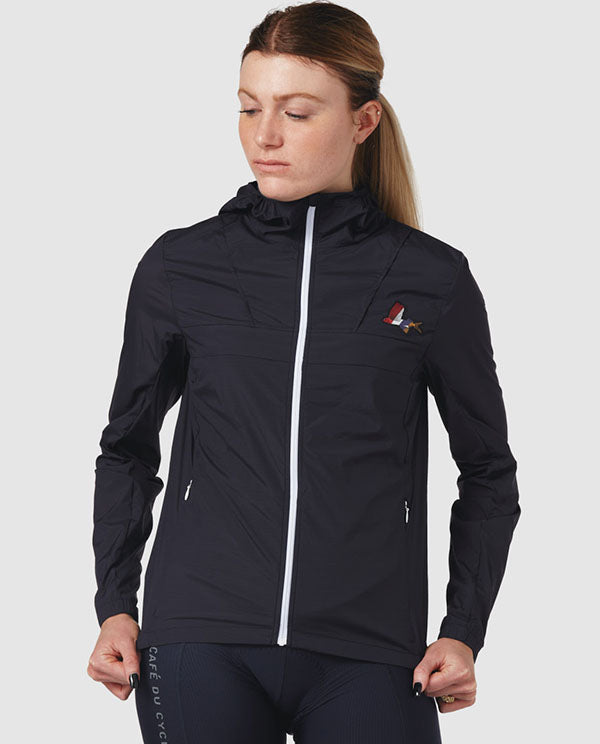 Café du Cycliste 防風外套 Irisia Windproof Jacket Navy 女款 深藍