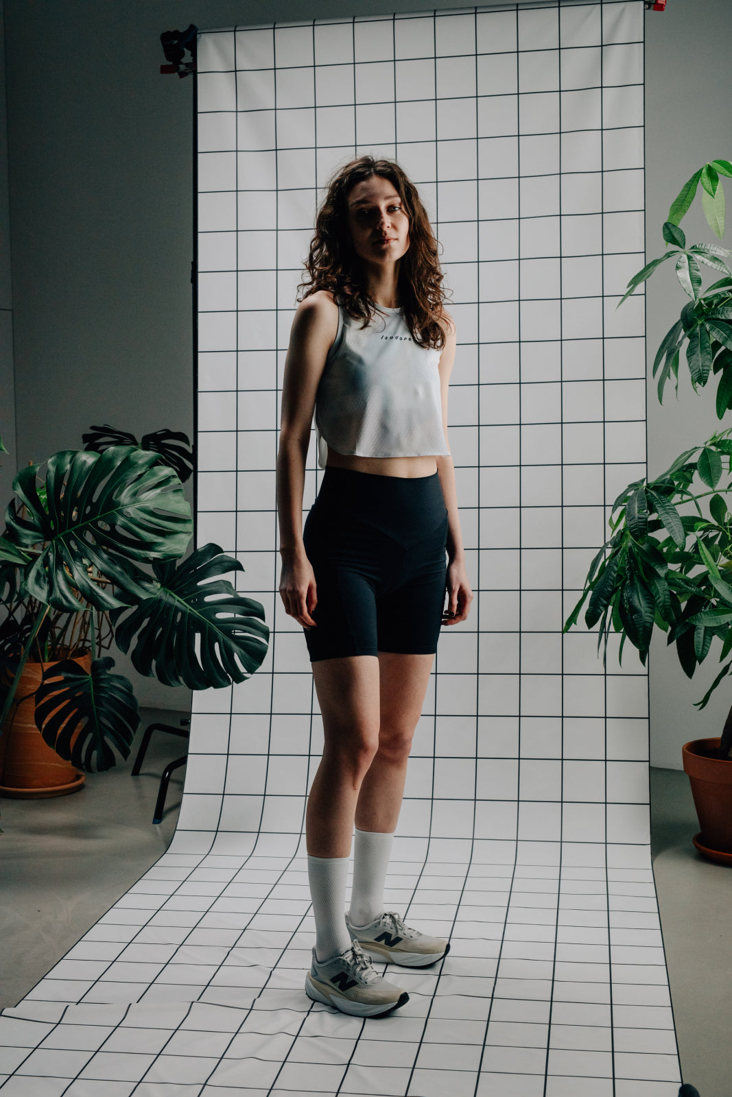 Isadore 無袖跑衣 Run Crop Top White 短版 女款 白