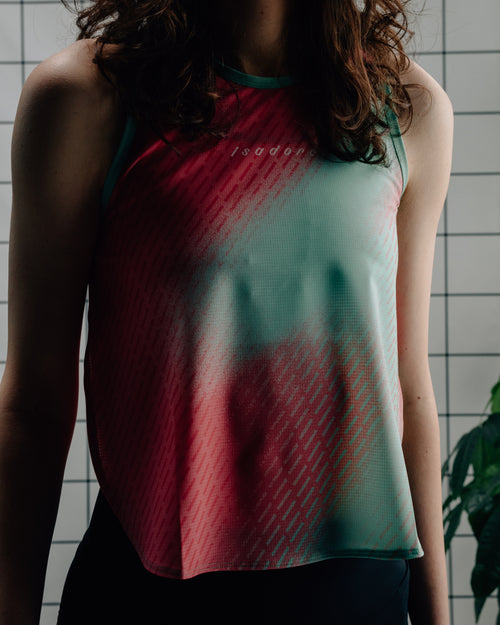 Isadore 無袖跑衣 Run Tank Top Pink 女款 亮粉紅