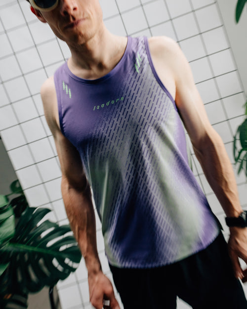 Isadore 無袖跑衣 Run Tank Top Purple 男款 紫
