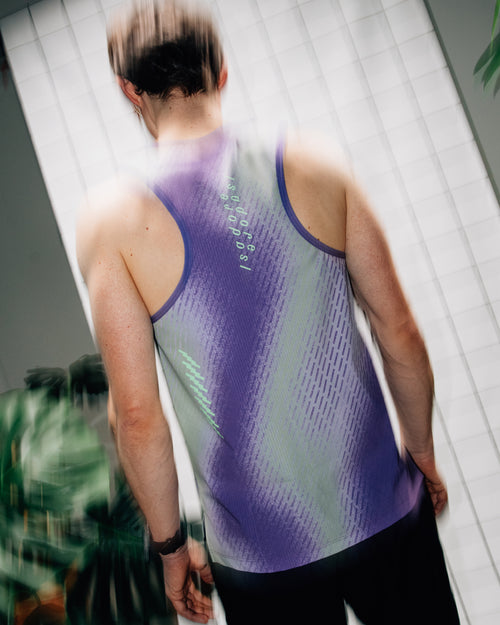 Isadore 無袖跑衣 Run Tank Top Purple 男款 紫
