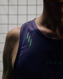 Isadore 無袖跑衣 Run Tank Top Purple 男款 紫