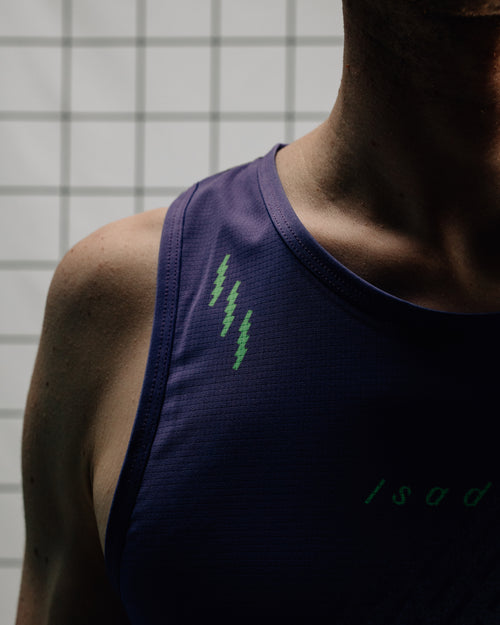 Isadore 無袖跑衣 Run Tank Top Purple 男款 紫