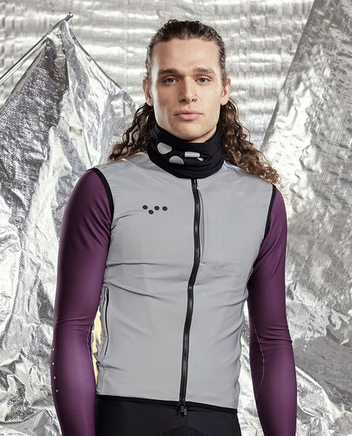 Pedla 全反光風雨背心Ride Flash Gilet Reflective 男-銀灰