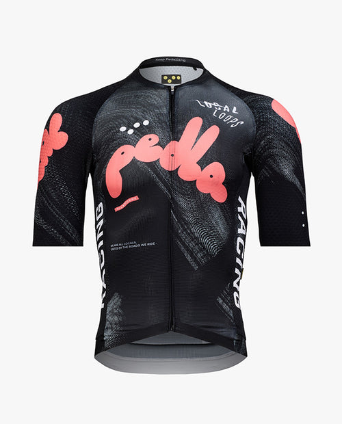 Pedla 車衣Local Loops Pro Pursuit 2.0 Jersey Bubble Pink 男款 黑