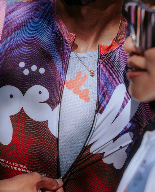 Pedla 薄長袖車衣Local Loops LS Classic Jersey Bubble Swirl 女款 彩