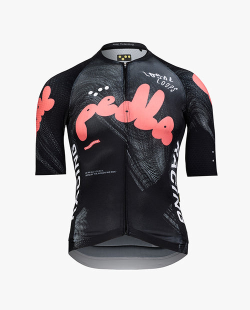 Pedla 車衣Local Loops Pro Pursuit 2.0 Jersey Bubble Pink 女款 黑