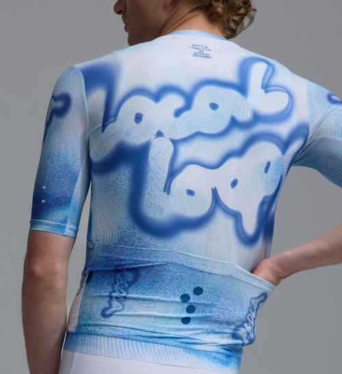 Pedla 車衣Local Loops Classic Jersey Blue 男款 塗鴉藍