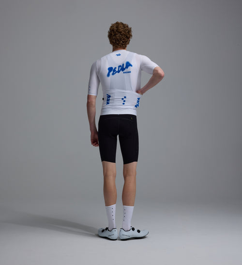 Pedla 車衣Local Loops Pro Pursuit 2.0 Jersey White Cobalt 男款 白