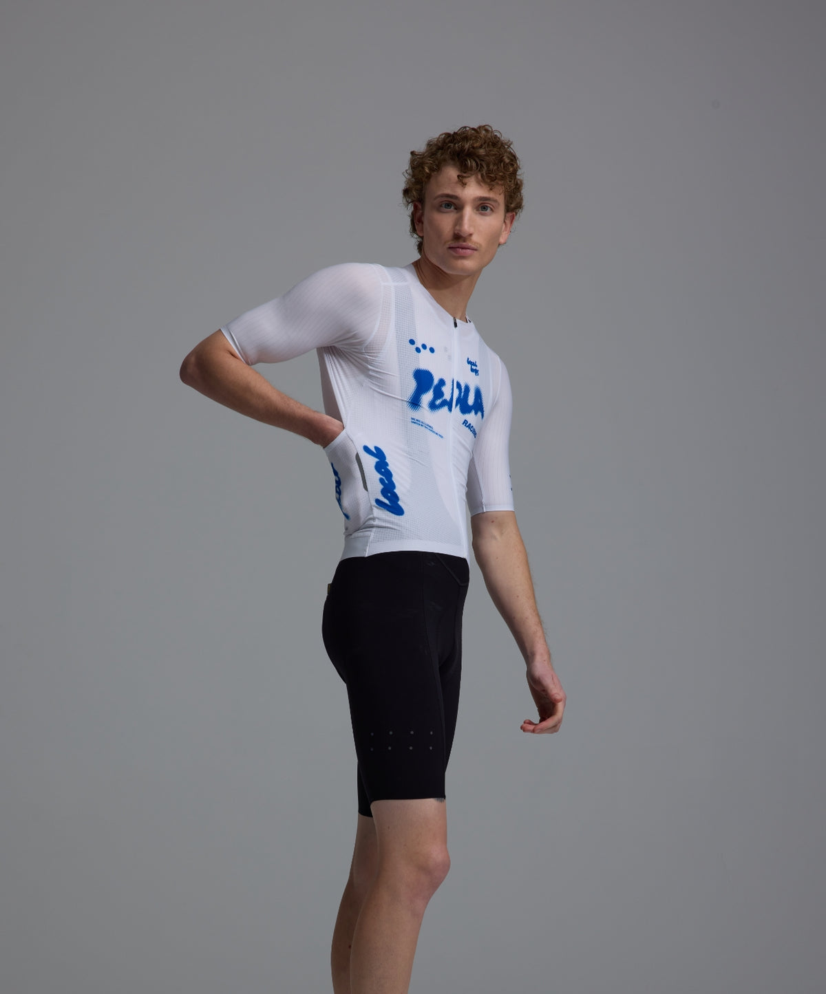 Pedla 車衣Local Loops Pro Pursuit 2.0 Jersey White Cobalt 男款 白
