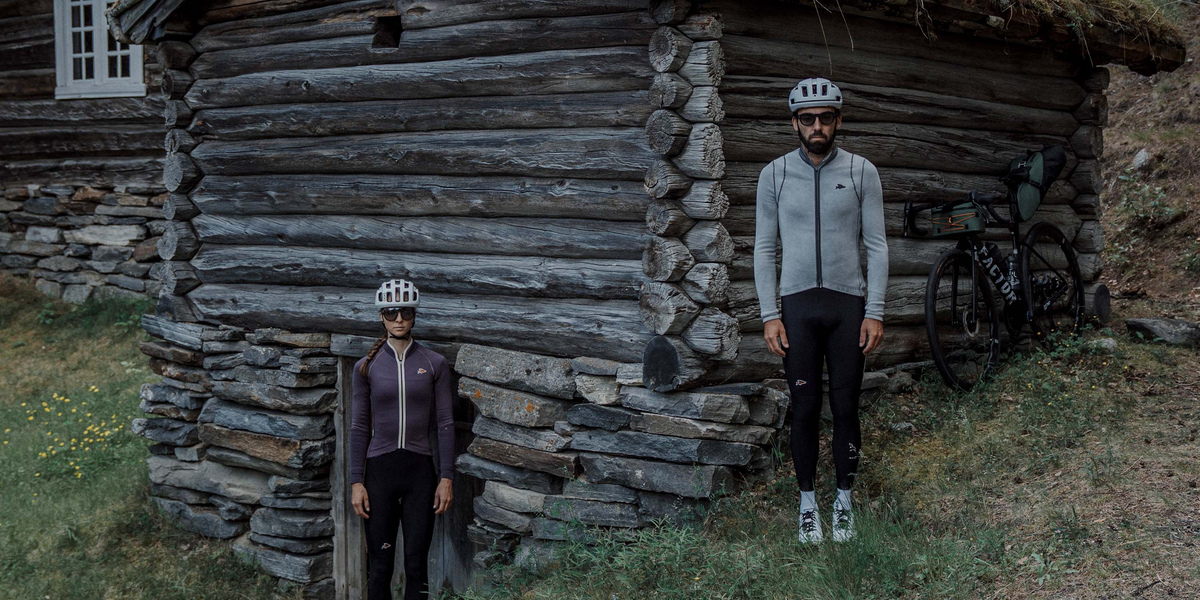 Café du Cycliste 車衣AUDAX Laure LS Jersey Purple Rain 長袖 女款 深紫