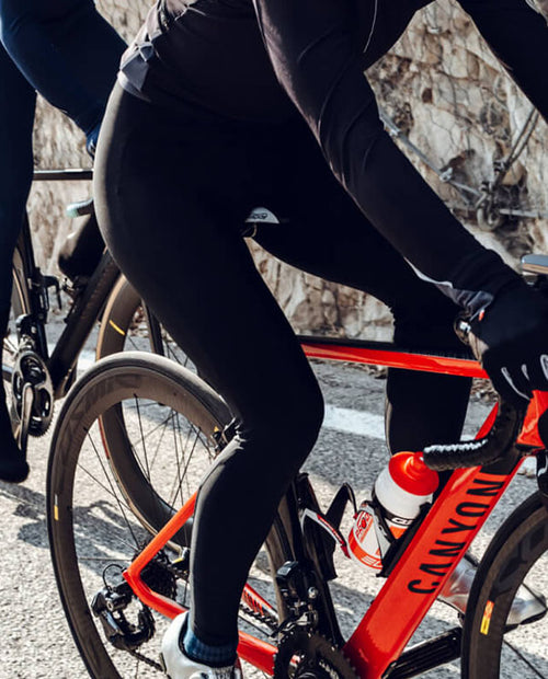 Q36.5 薄長車褲 Light Bib Tight Black 女款 黑