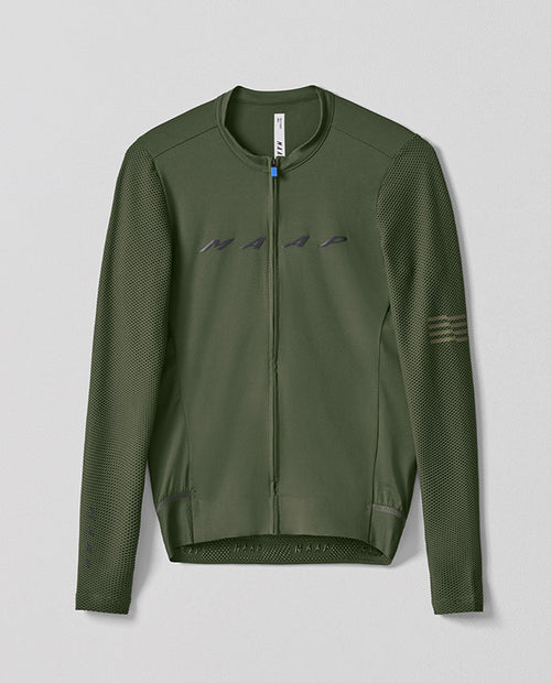 MAAP 車衣 Evade Pro Base LS Jersey 2.0 Bronze Green 薄長袖 男款 深綠