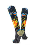 FLIPPOS壓力襪-Space Camp Night 小太空人 深灰