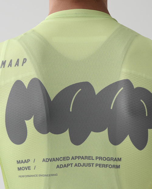 MAAP 車衣 Aerate Pro Air Jersey 3.0 Shadow Lime 短袖 男款 萊姆綠