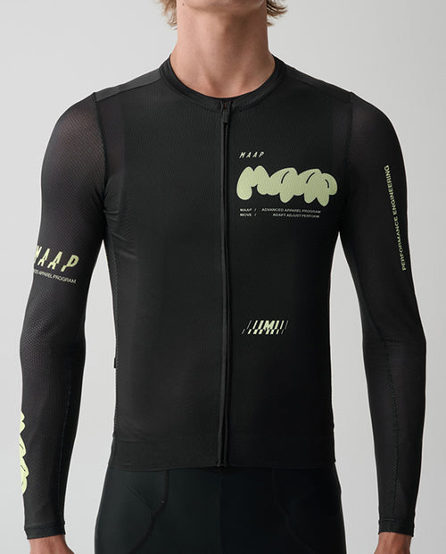 MAAP 車衣 Aerate Pro Air LS Jersey 3.0 Black 薄長袖 男款 黑