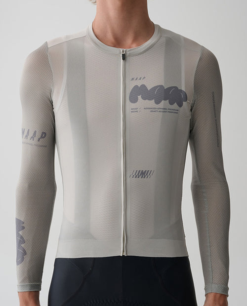 MAAP 車衣 Aerate Pro Air LS Jersey 3.0 Fog 薄長袖 男款 霧灰