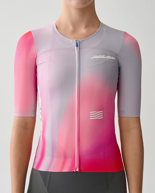 MAAP 車衣 Solar Pro Race Jersey Infared 短袖 女款 灰粉