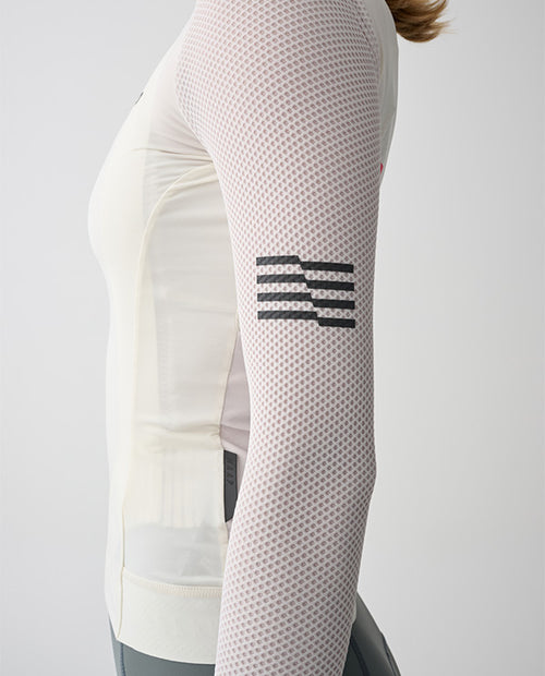 MAAP 車衣 Evade Pro Base LS Jersey 2.0 Chalk 薄長袖 女款 粉白