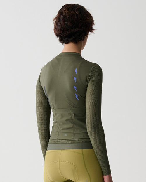 MAAP 車衣 Evade Pro Base LS Jersey 2.0 Loam 薄長袖 女款 綠