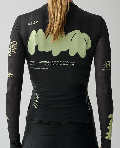 MAAP 車衣 Aerate Pro Air LS Jersey 3.0 Black 薄長袖 女款 黑