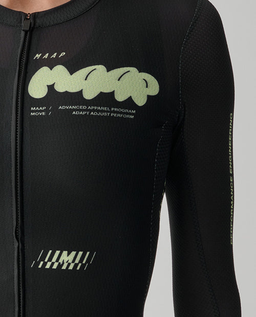 MAAP 車衣 Aerate Pro Air LS Jersey 3.0 Black 薄長袖 女款 黑