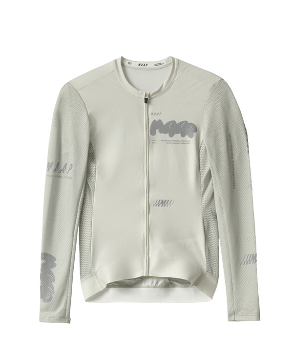 MAAP 車衣 Aerate Pro Air LS Jersey 3.0 Fog 女款 薄長袖 霧灰