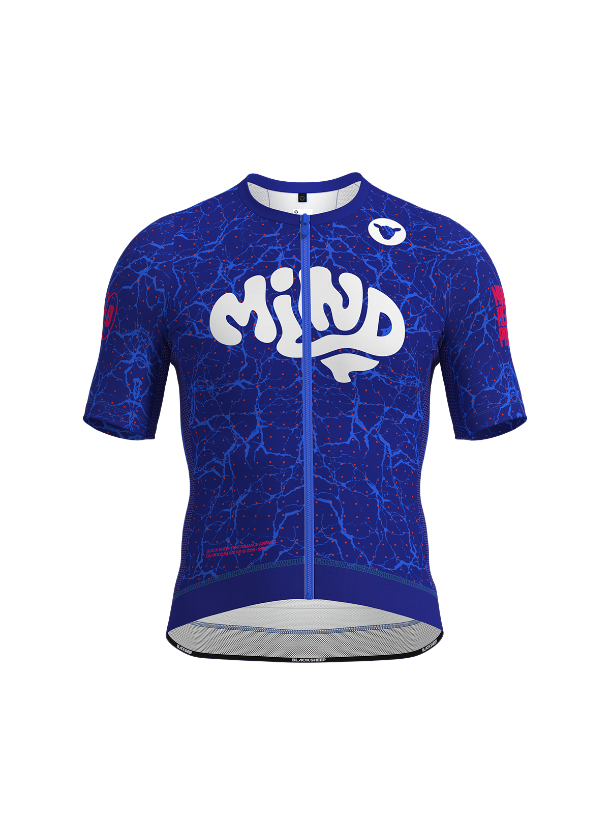 Black Sheep 黑羊 Team SS Jersey - Mind Health Blue 男款 藍