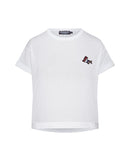 Café du Cycliste T-shirt 車衣Magalie White短袖 女-飛魚白