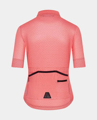 Café du Cycliste 車衣 Fleurette Lightweight Jersey Guava 短袖 女 粉底黑點