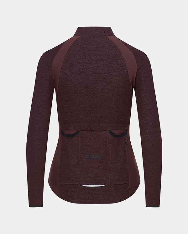 Café du Cycliste 車衣Marguerit LS Jersey V2 Quetsche 長袖 女款 紫李