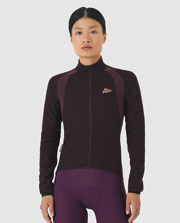 Café du Cycliste 車衣Marguerit LS Jersey V2 Quetsche 長袖 女款 紫李