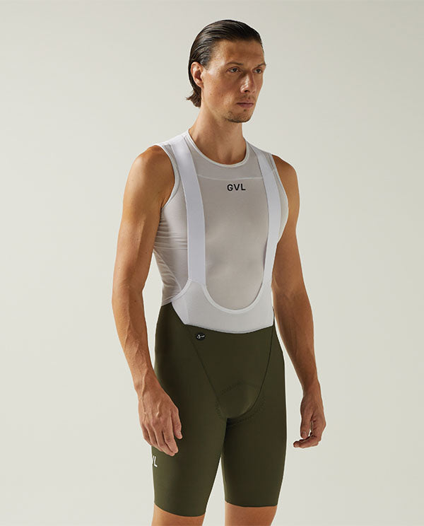 Givelo 車褲HD PRO Bib Shorts Olive 男款 橄欖綠