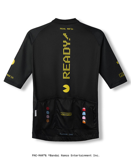 PedalMafia 車衣 Core Jersey PAC-MAN Black 男款 黑