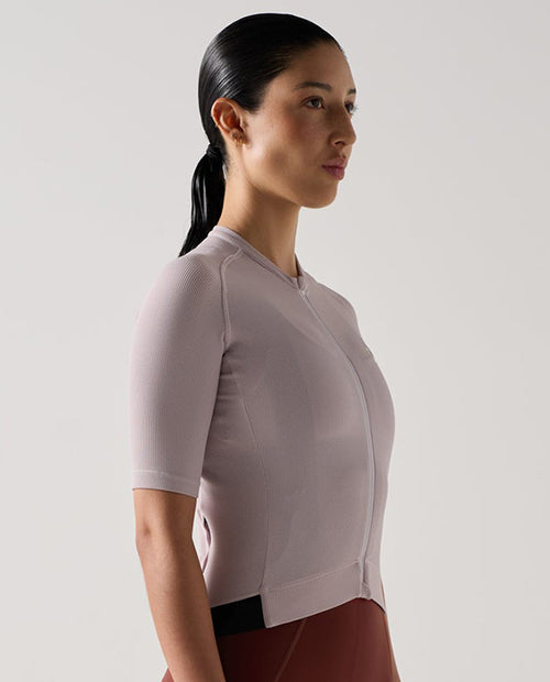 Givelo 車衣Modern Class SS Waffle Jersey Crepe 藕粉 男女共版