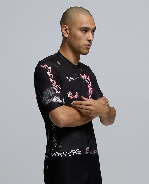 Pedla 車衣Lost In Nature RIDECAMO Training Jersey Wide Forest 男款 黑粉