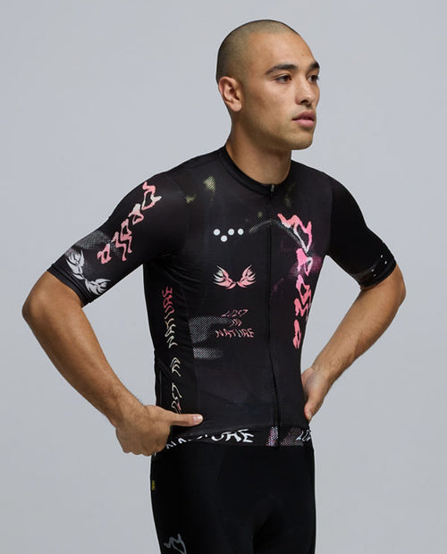 Pedla 車衣Lost In Nature RIDECAMO Training Jersey Wide Forest 男款 黑粉