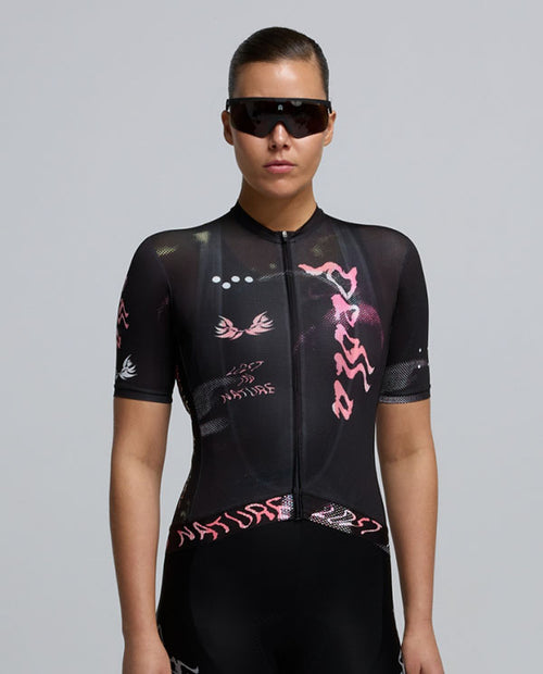 Pedla 車衣Lost In Nature RIDECAMO Training Jersey Wide Forest 女款 黑粉