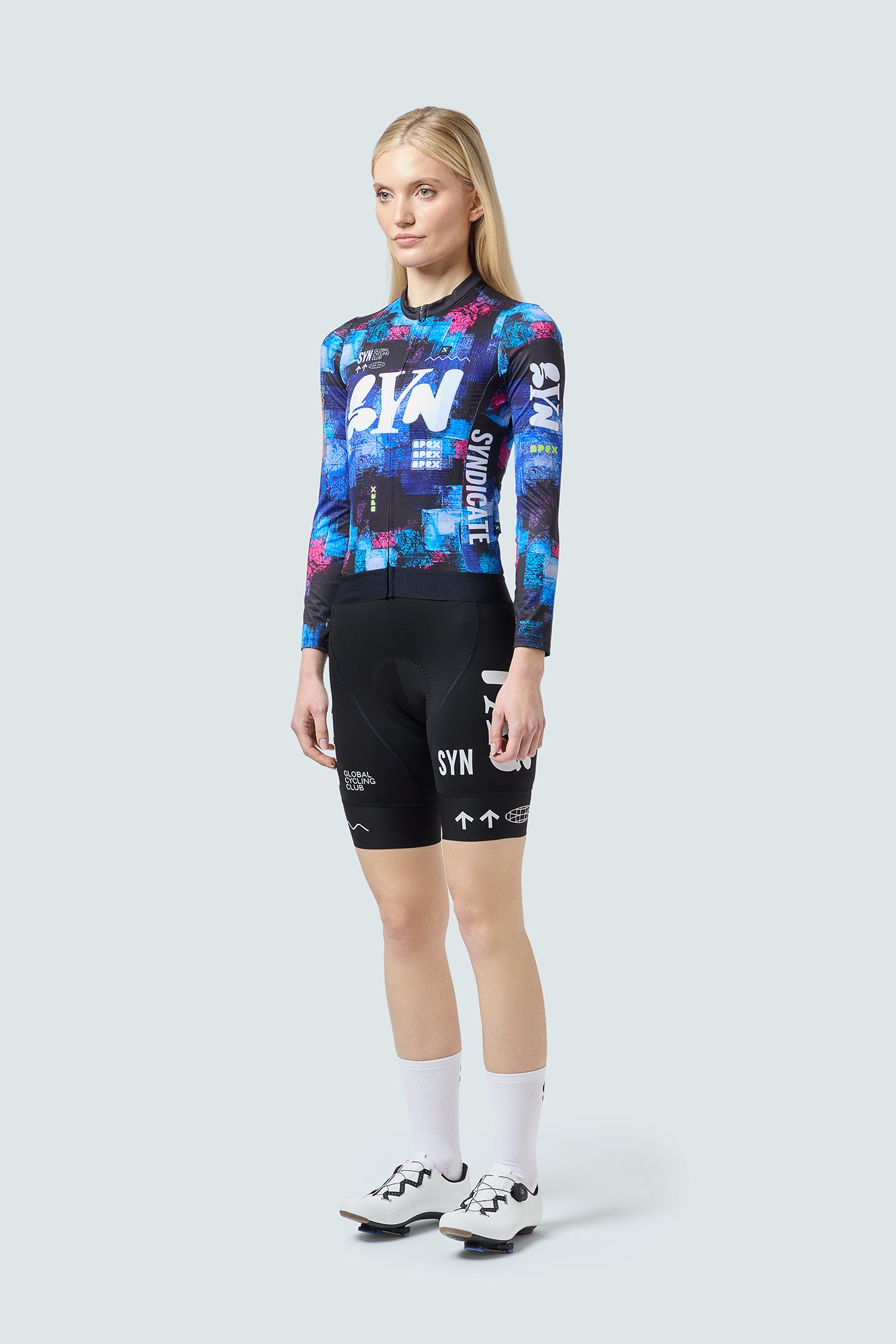 SYN 車褲 Pro Team Bib Shorts Black 女款 黑