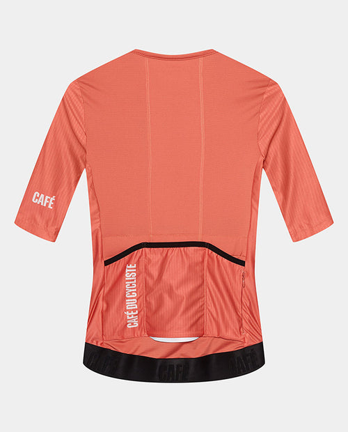 Café du Cycliste 車衣 Olympe Ultralight Jersey Cinder Red 女款 橘