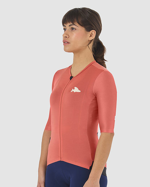 Café du Cycliste 車衣 Olympe Ultralight Jersey Cinder Red 女款 橘