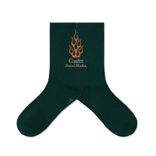 Pedal Mafia 車襪 Socks - Conifer Chaso - 黑/橘