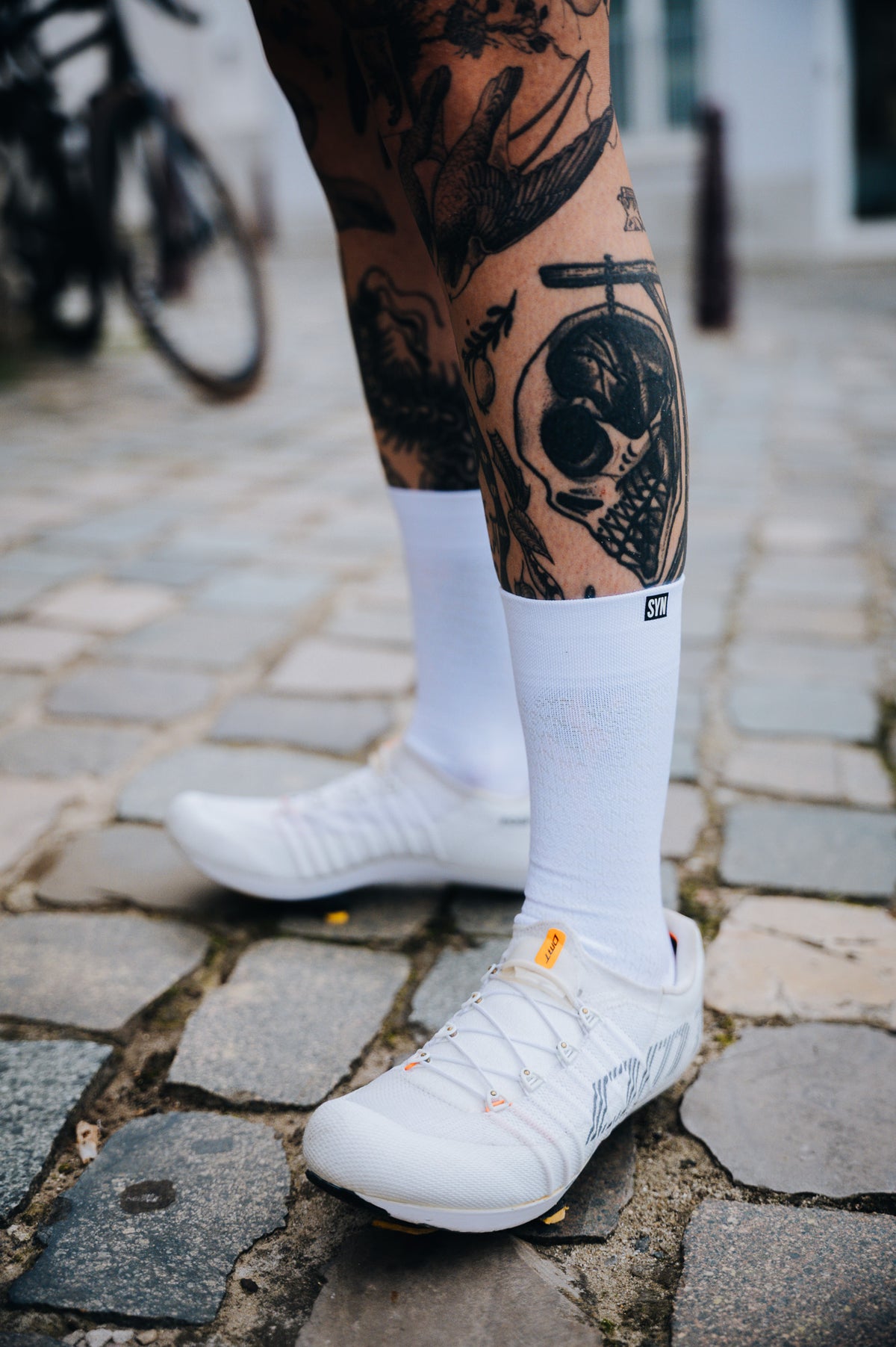 SYN 車襪 Pro Socks Deluxe White 白