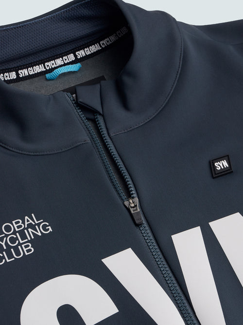 SYN 保暖長袖車衣Pro Thermal LS Jersey 2.0 Tarmac 男款 鐵灰