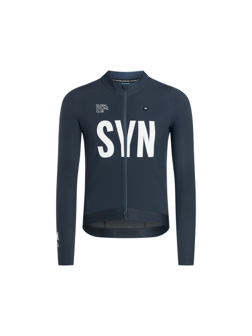 SYN 保暖長袖車衣Pro Thermal LS Jersey 2.0 Tarmac 男款 鐵灰