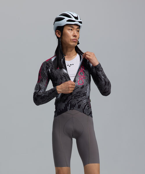 Pedla 薄長袖車衣PRO Pursuit 3.0 LS Jersey Data Black 男款 黑