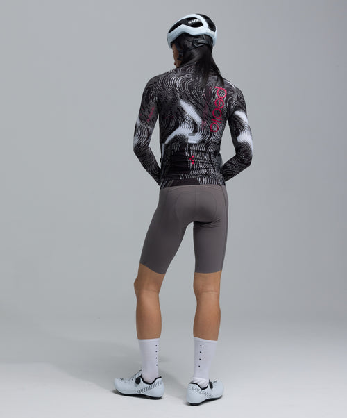 Pedla 薄長袖車衣PRO Pursuit 3.0 LS Jersey Data Black 男款 黑