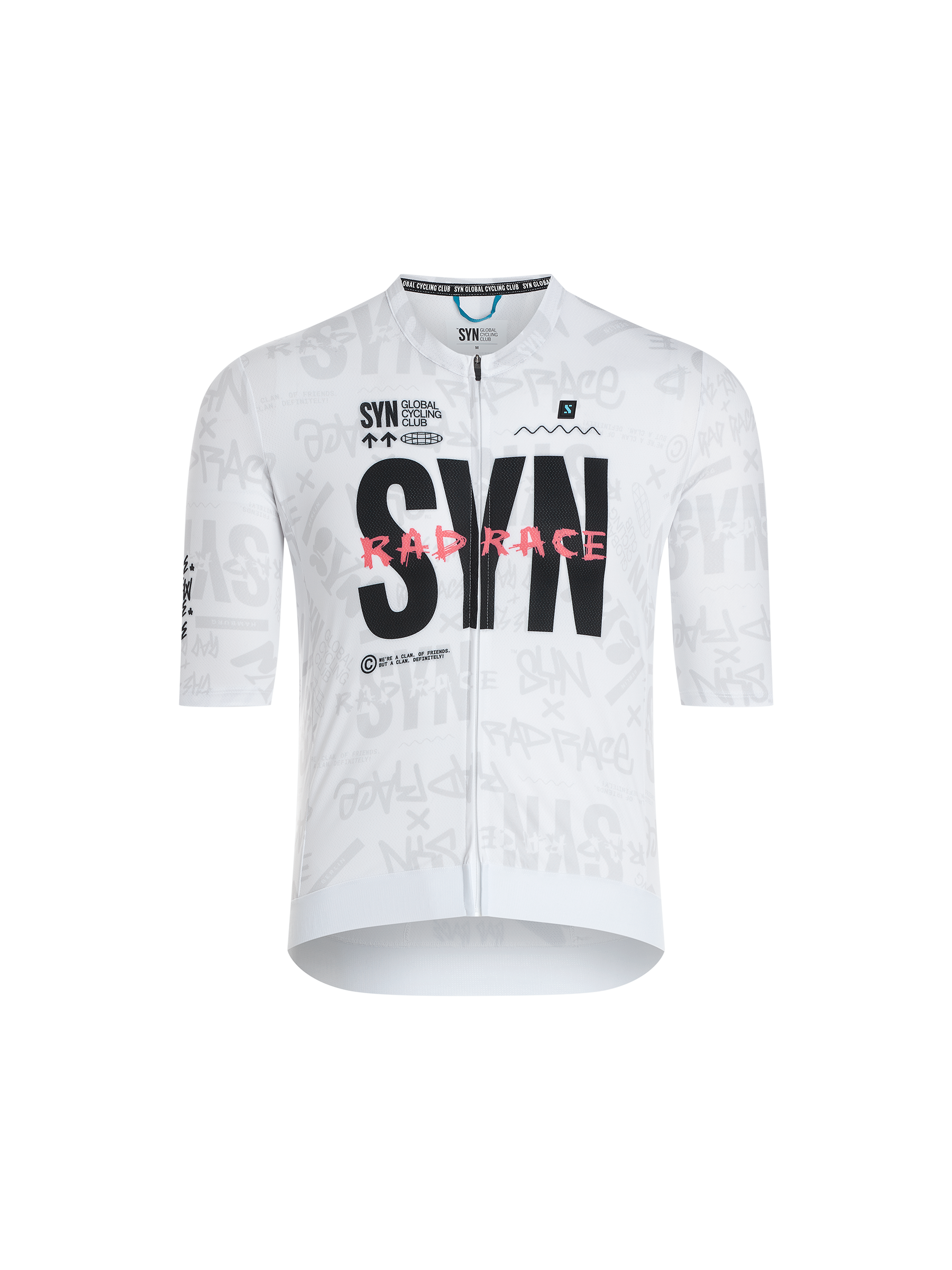 SYN 車衣 Pro Rad Race Jersey White 男款 白